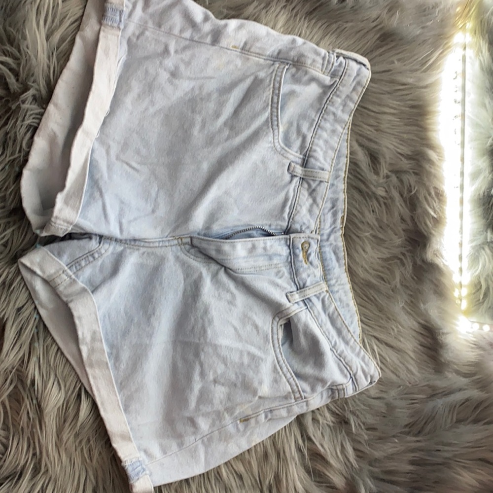 light wash denim shorts from H&M